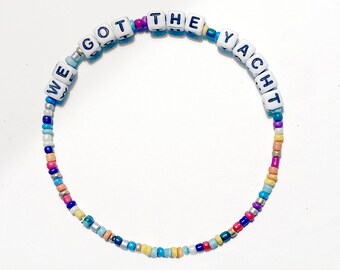 RHONY Real Housewives of New York / We got the Yacht / Luann De Lessepps / Bracelet / bravo housewives gift under 10 / secret santa