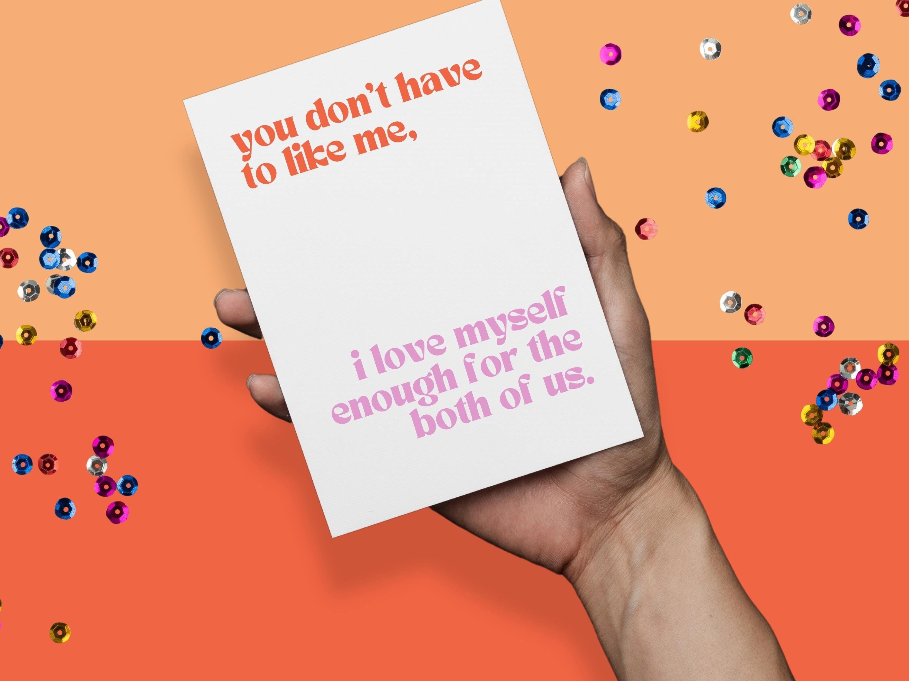You don't have to like me | Digital Download | Bravo Greeting Card | RHOSLC | Lisa Barlow | Salt Lake City | Housewives | Galentines