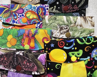Cartera para tarjetas de crédito, minicartera, tres bolsillos