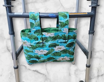 Bolsa de movilidad, Walker Tote Dragon Flies, accesorio Walker con llavero