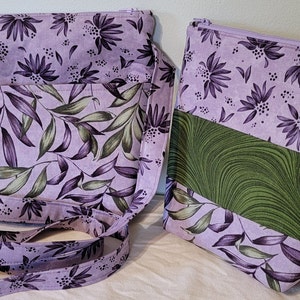 Purple Crossbody Bag, Cosmetic Bag