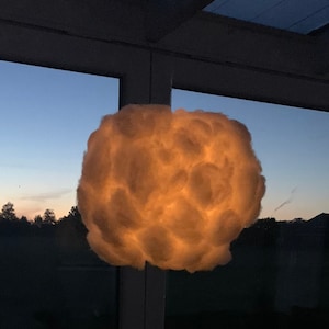 Cloud lamp incl. remote control