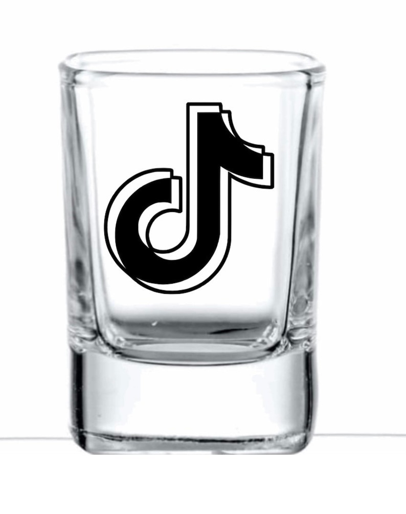 Tik Tok Shot Glass Etsy