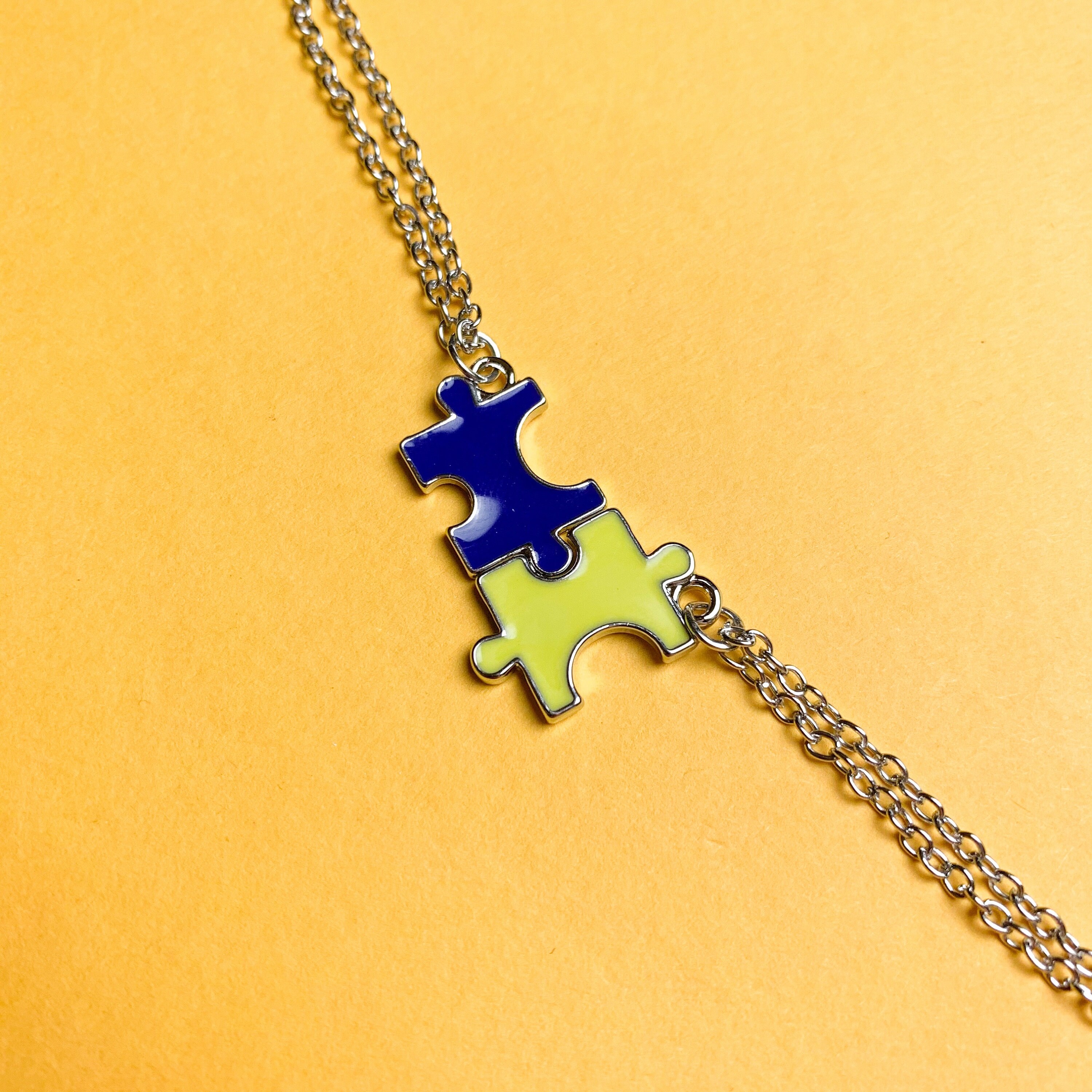 Friendship Necklace for 1 2 3 or 4 Puzzle Piece Charm Etsy UK