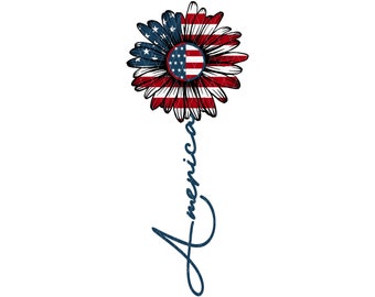 Download American Flag Flower Etsy