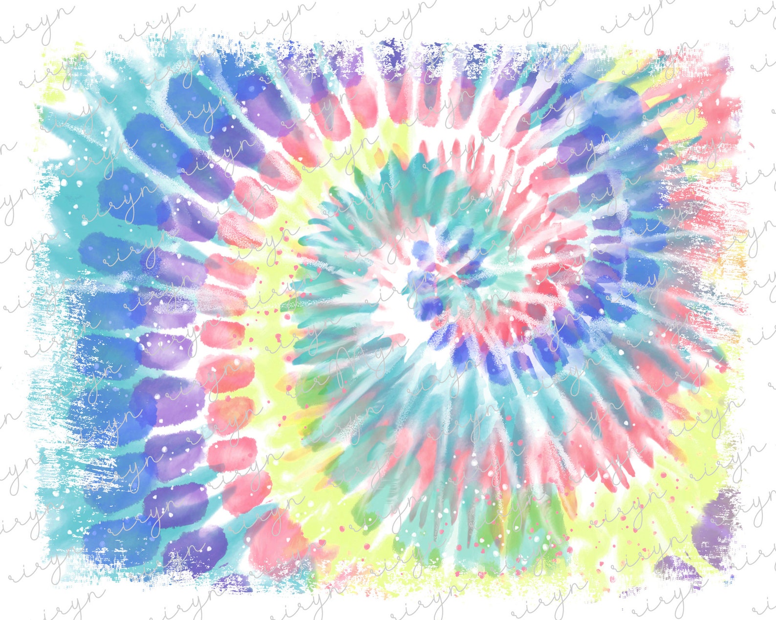 pastel tie dye
