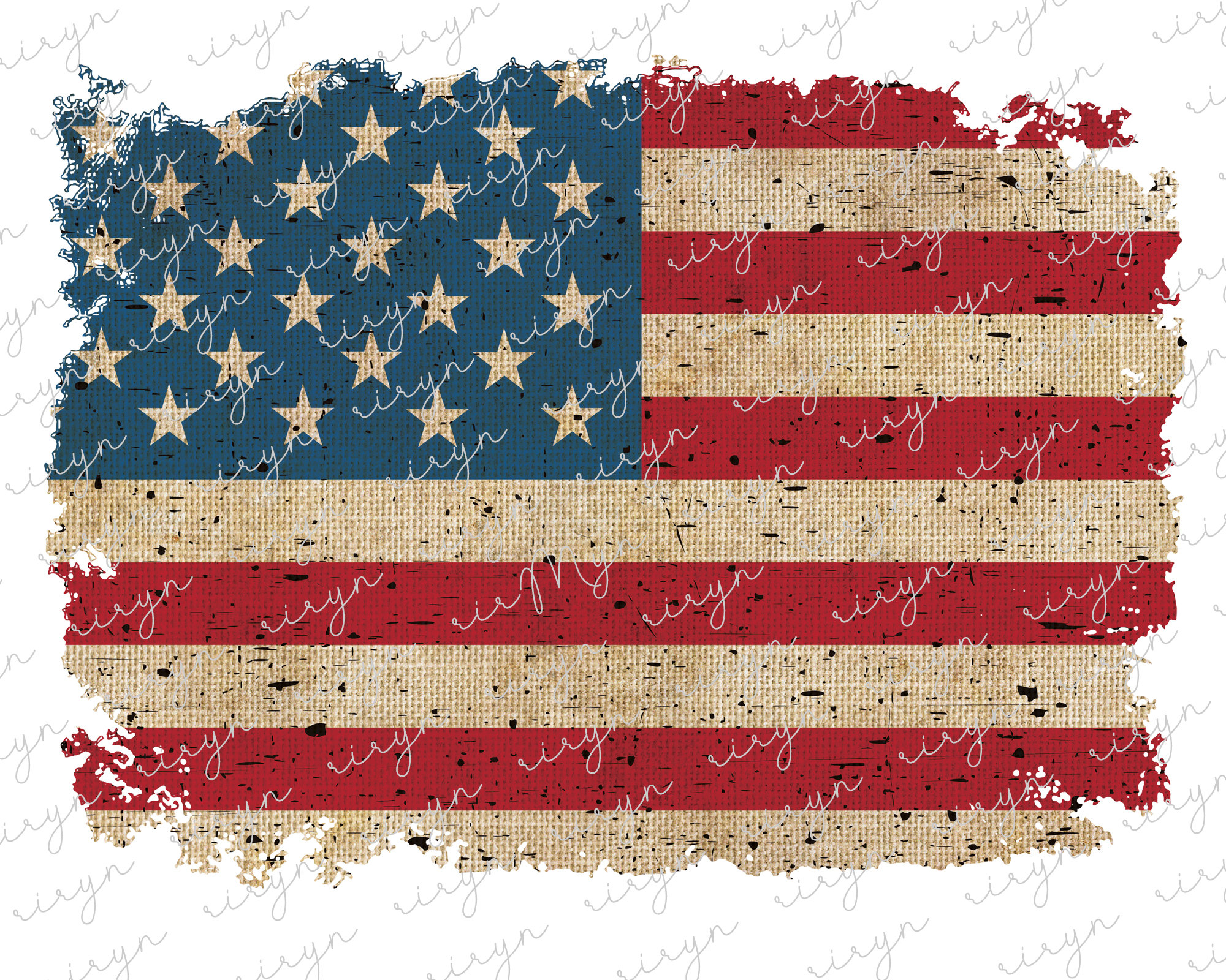 Distressed American Flag Png USA Flag Png Sublimation Designs | Etsy