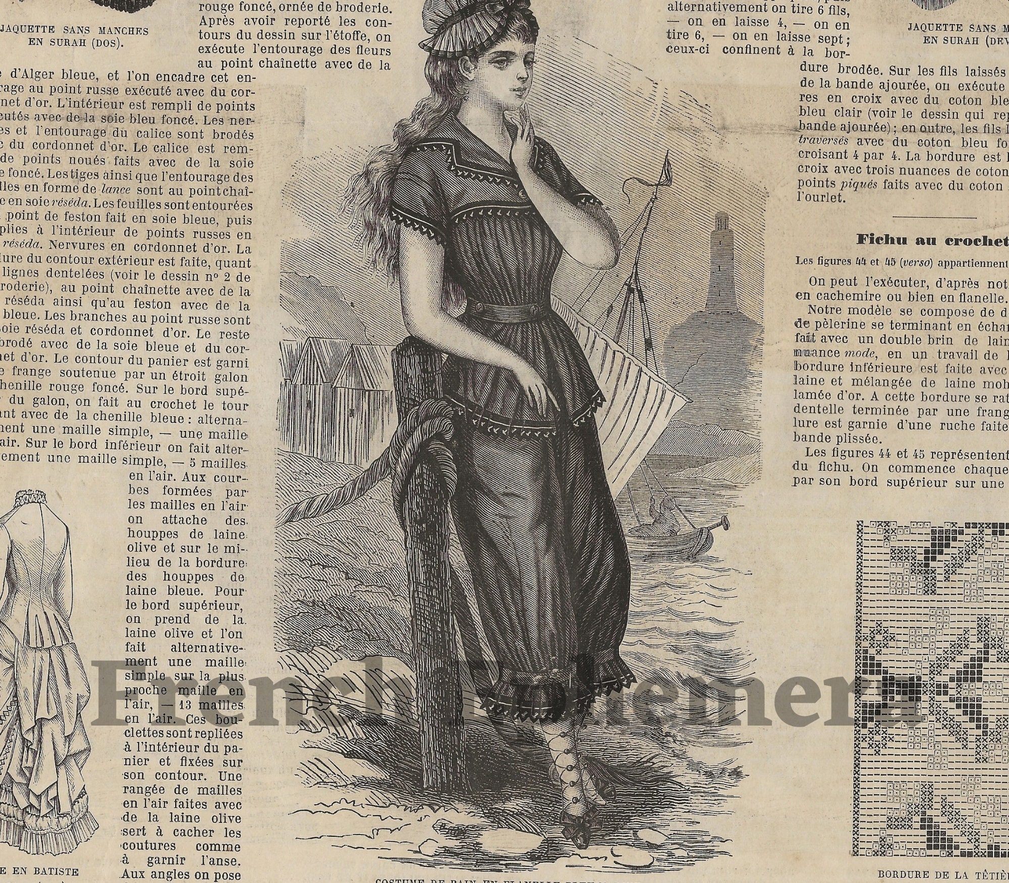 Vintage French Printable Ephemera Junk Journal Wide Variety Starter ...