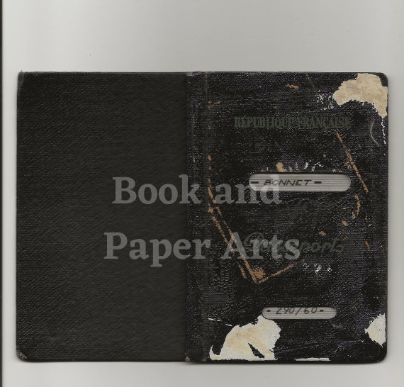 ブーレーズ  Passeport Pour Le XXe Siecle Printable Passport Vintage French Scans Digital Junk Journal