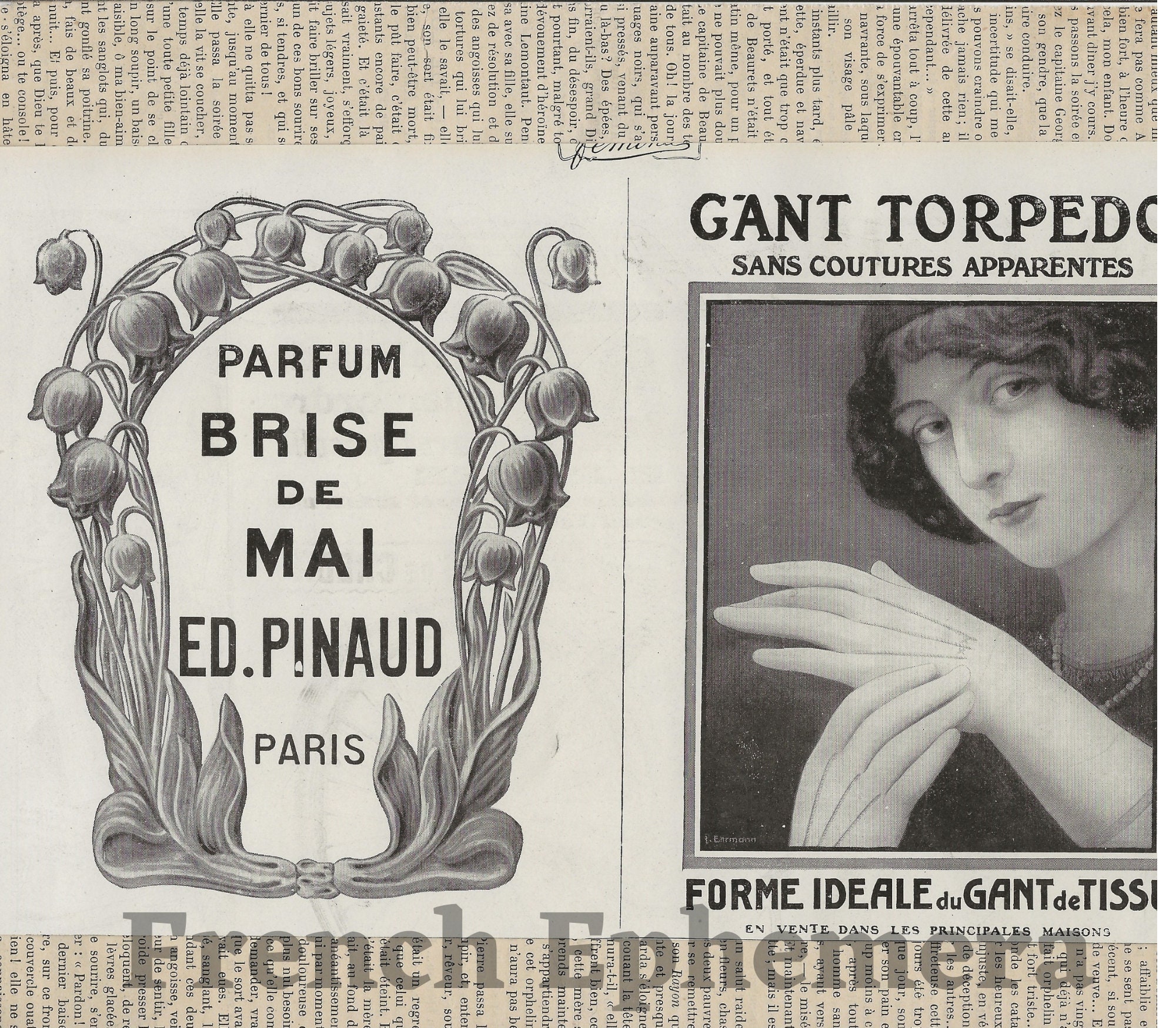 Vintage French Printable Ephemera Junk Journal Wide Variety Starter ...