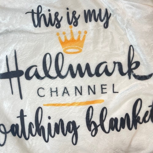 This is My Hallmark Blanket Mink Fleece Super Soft Blanket Etsy