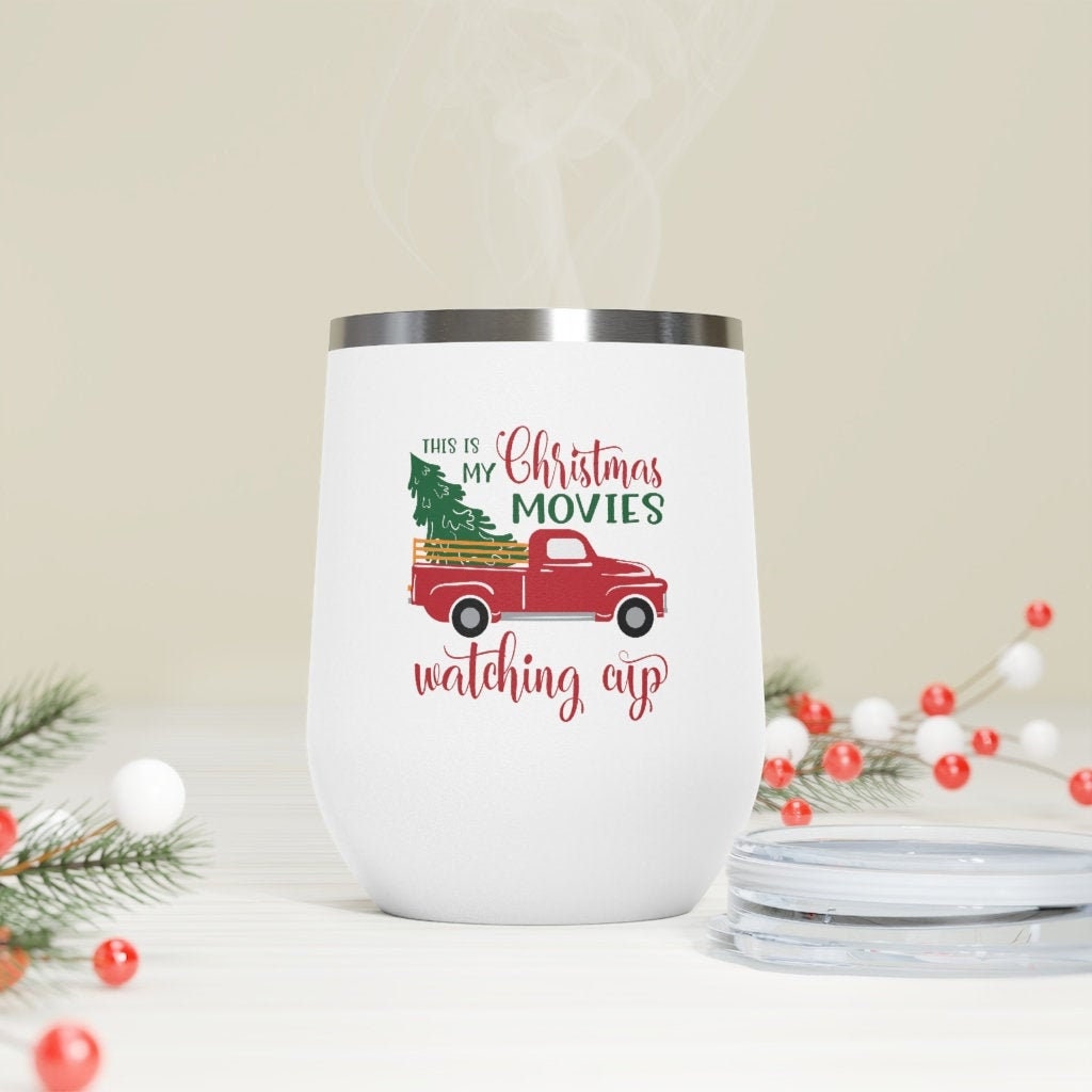 Cup Personalized This Is My Hallmark Christmas Movie Insulated Wine Tumbler
