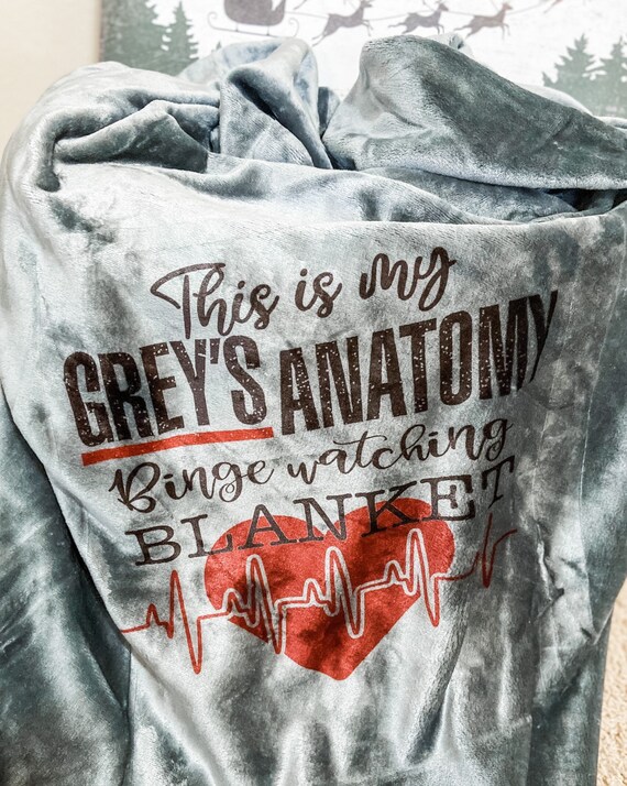 Grey's anatomy throw blanket hotsell