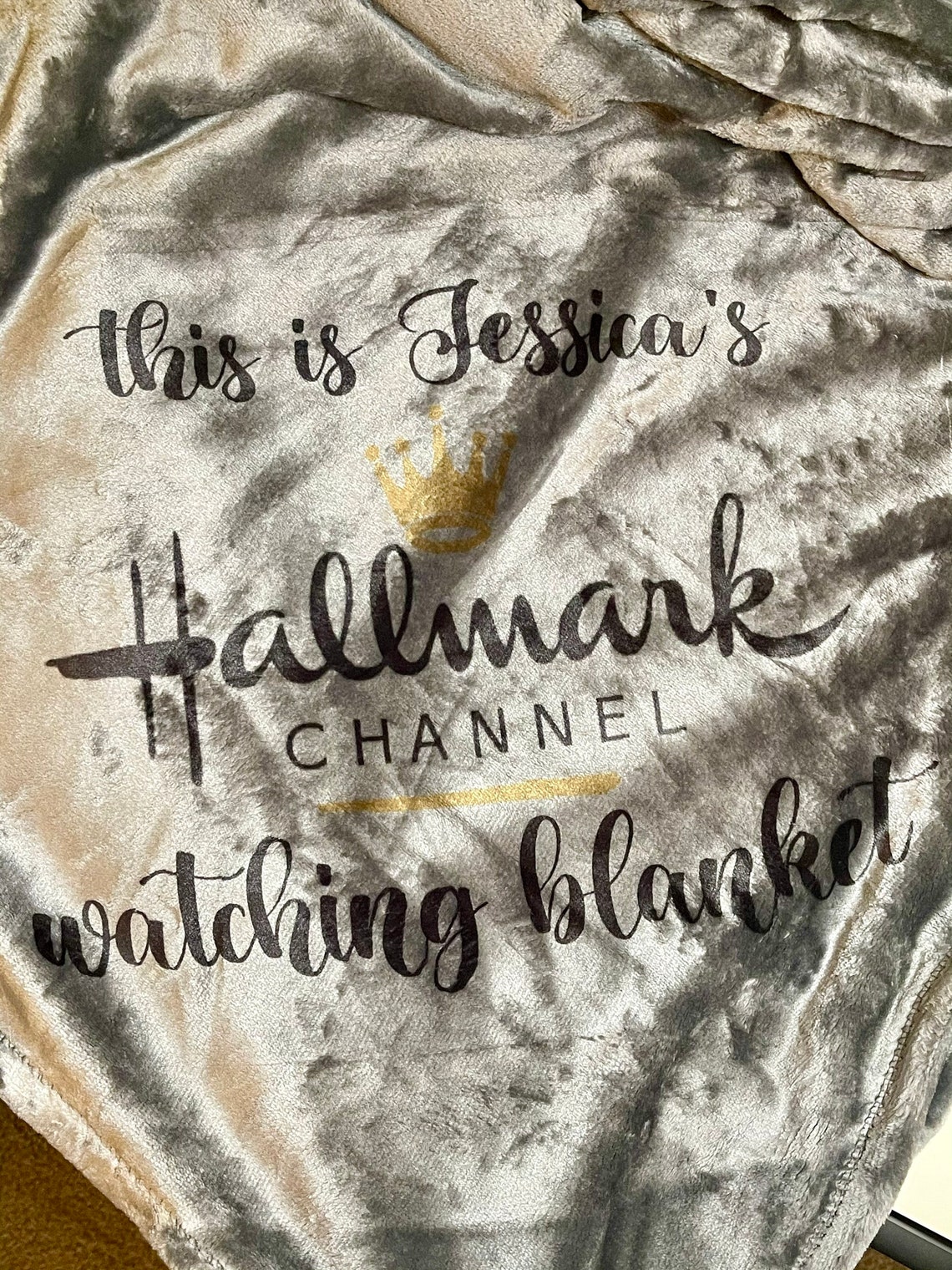 This is My Hallmark Blanket Mink Fleece Super Soft Blanket Etsy