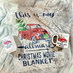Etsy hallmark blanket sale
