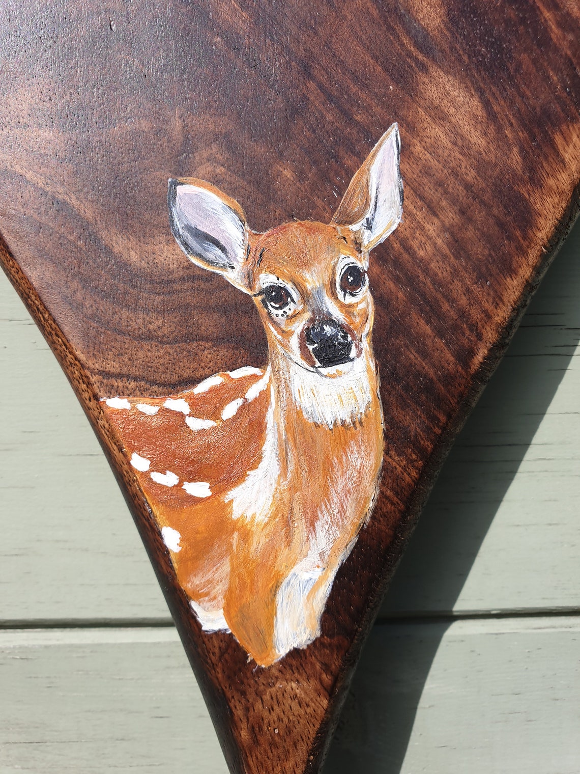 Deer wall art deer sign deer wood art deer gift wood land Etsy