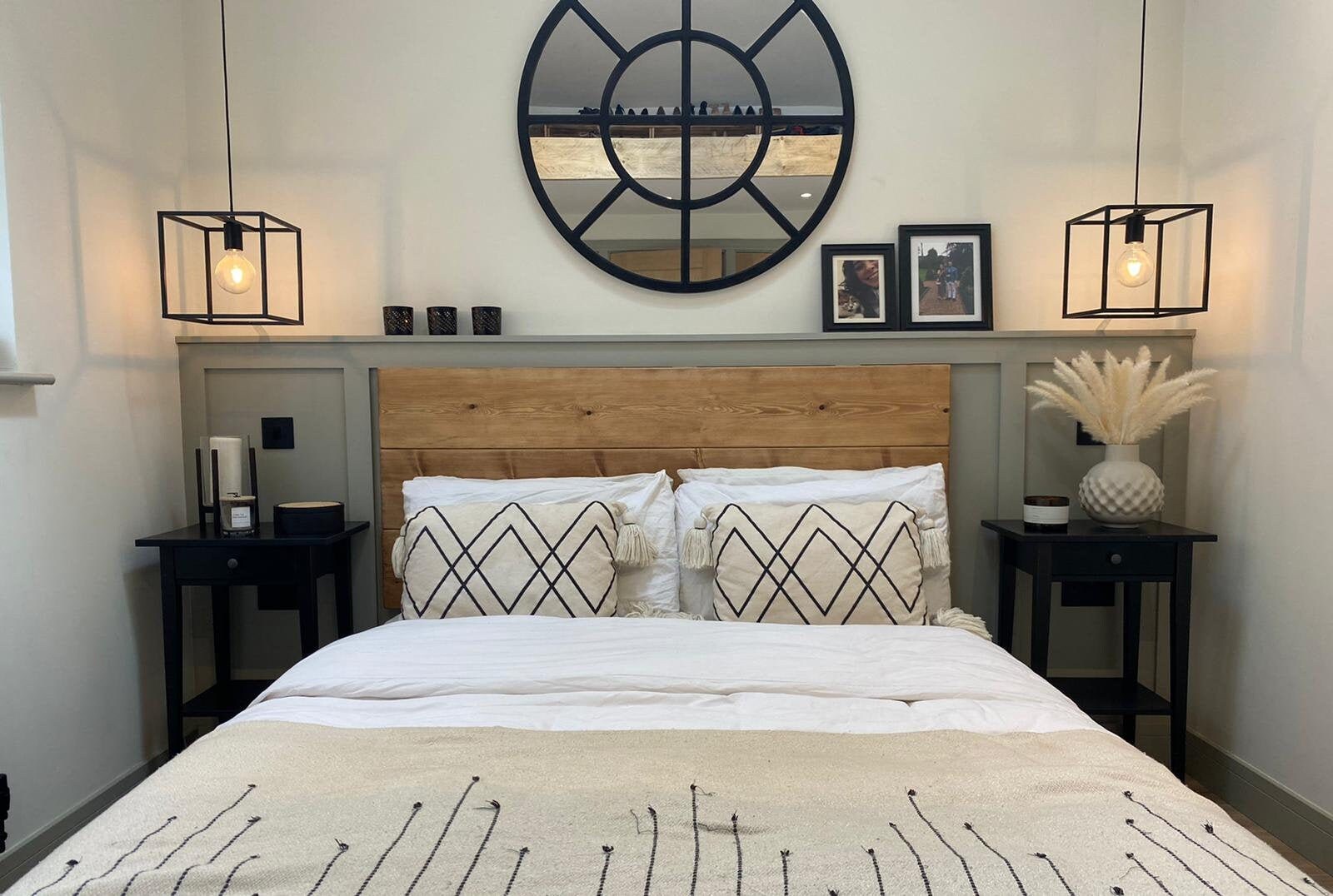 Handmade Wood Headboard. Fixings & Hangers Provided. Etsy