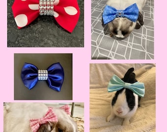 Handmade Hair Bows,Bow Ties, and Scrunchies for Pets & Humans CUSTOM