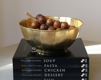 Vintage Solid Brass Bowl | Made in India | Handcrafted Brass Fruit Bowl | Mid Century Modern Decor