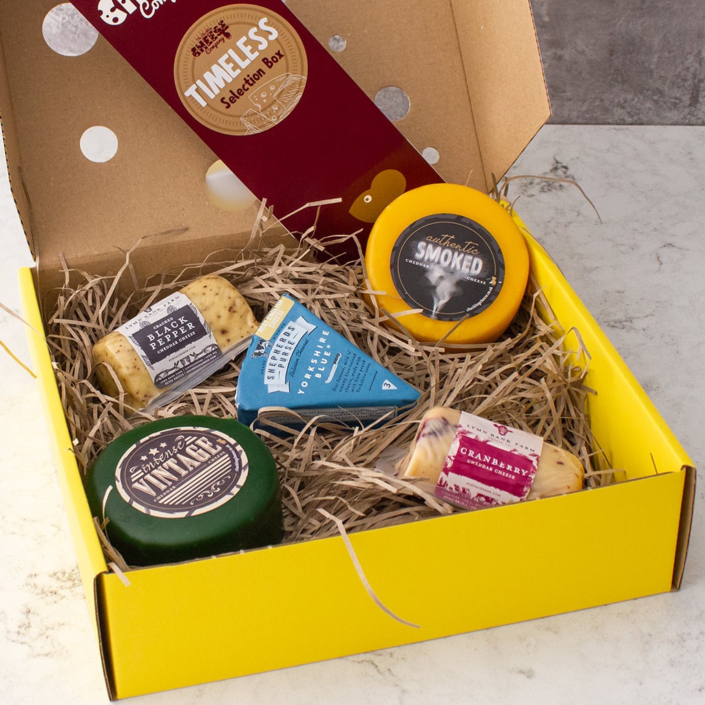 Timeless Classic Cheese Selection Gift Box Cheese Gift Box Etsy UK