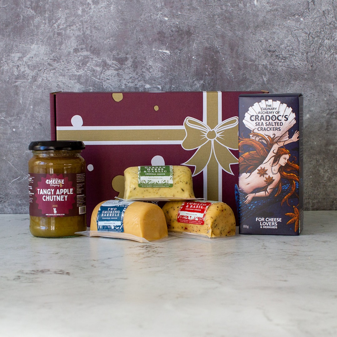 Strongest Cheddar Selection Gift Box Strong Cheese Cheese Gifts Etsy UK