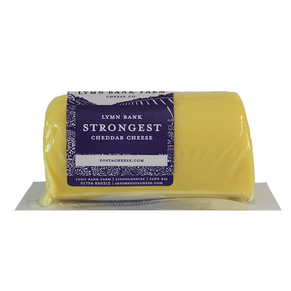 Lymn Bank Farm Strongest Cheddar Cheese Etsy UK