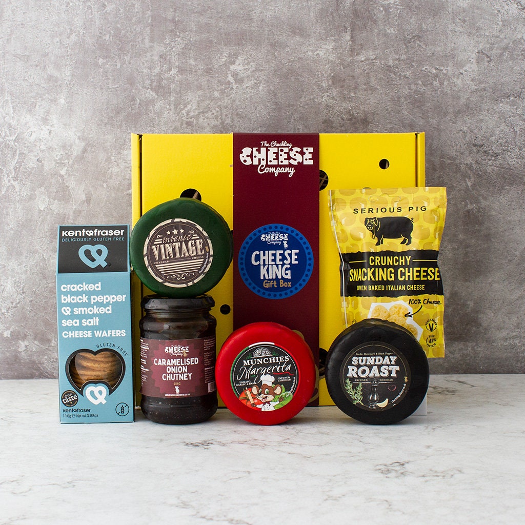 The Cheese King Cheese Selection Gift Box Cheese Gift Box Etsy UK