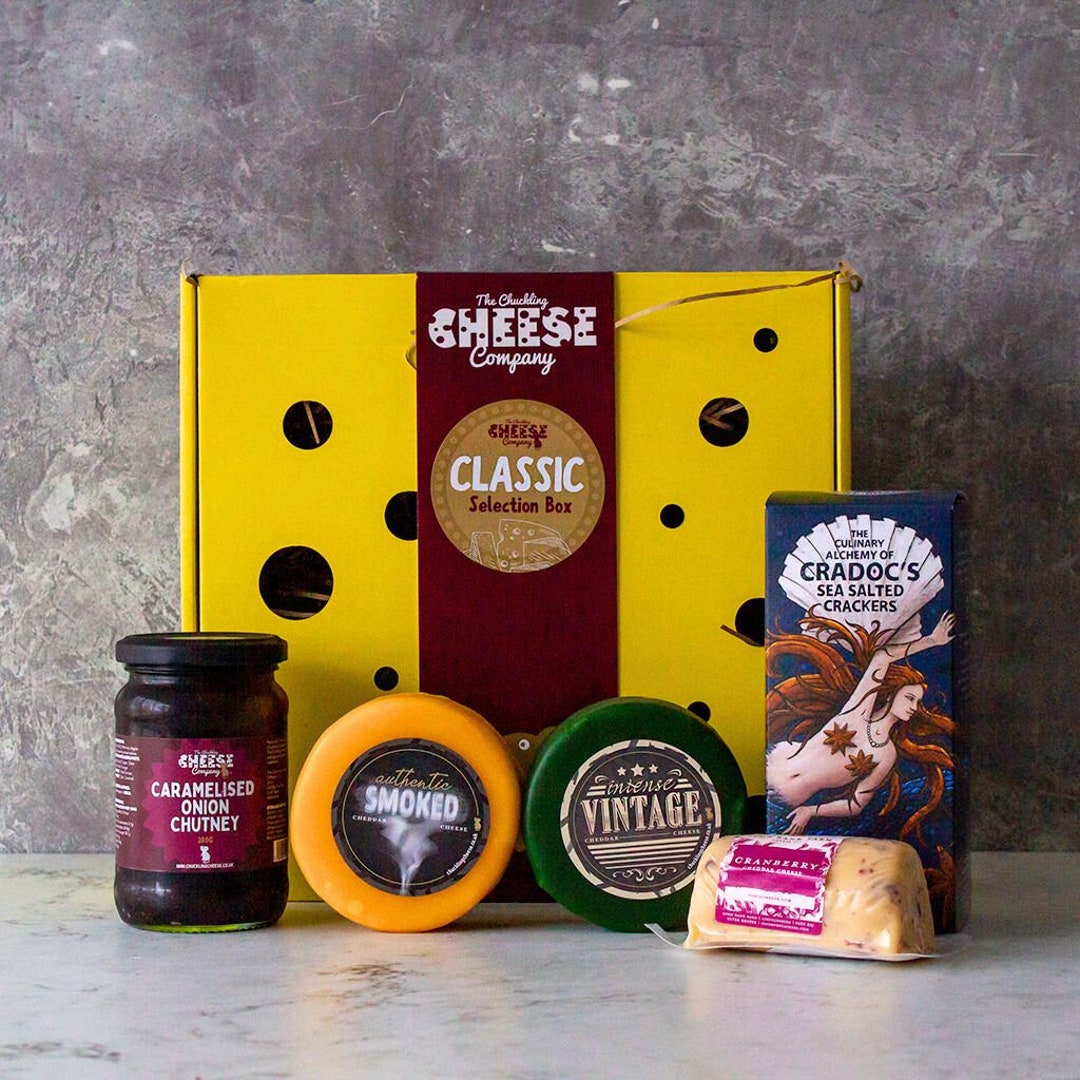 Classic Cheeseboard Selection Gift Box Cheese Gift Box Cheese Gifts
