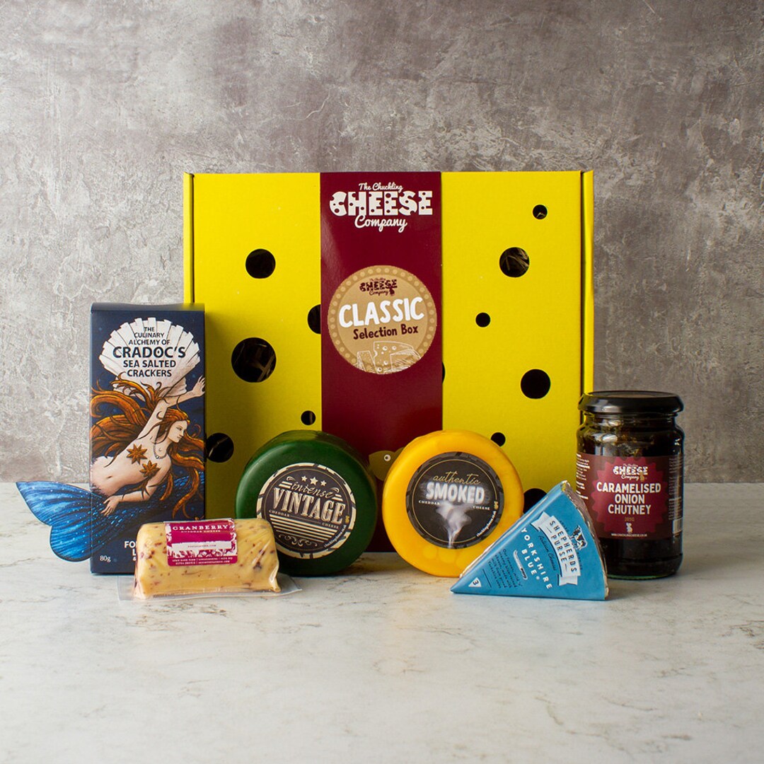 Classic Cheeseboard Selection Gift Box Cheese Gift Box Cheese Gifts
