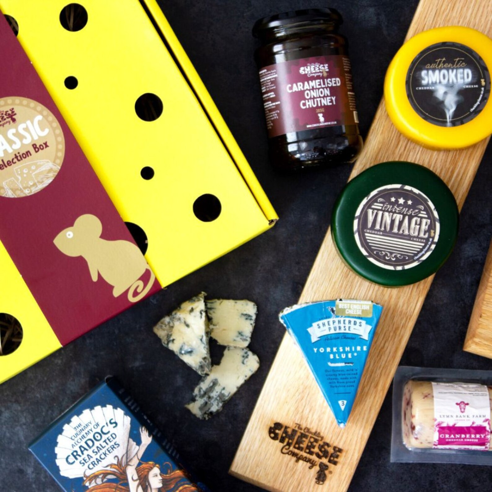 Classic Cheeseboard Selection Gift Box Create A Delicious Etsy UK