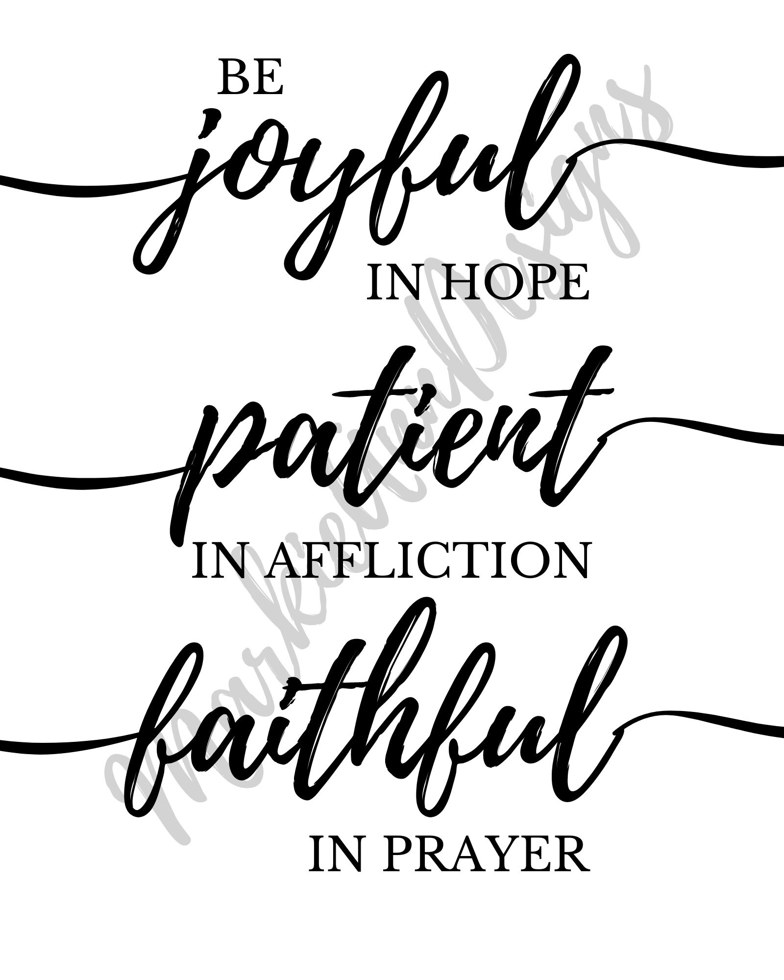 Single Vertical Wall Art Inspirational Religious Quote Be Etsy