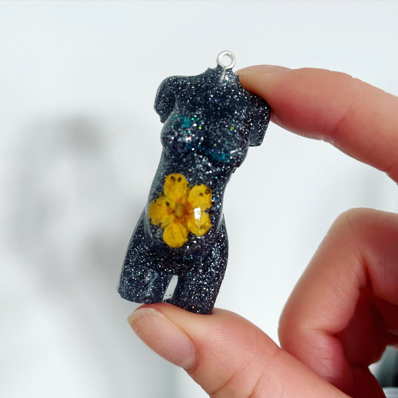 Custom glitter pregnant goddess resin lady keyring pregnancy Etsy