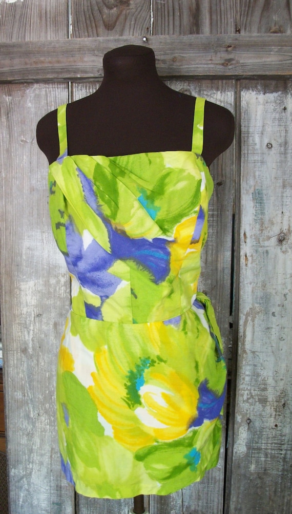 Vintage Romper Playsuit Hawaiian Sarong Playsuit 6