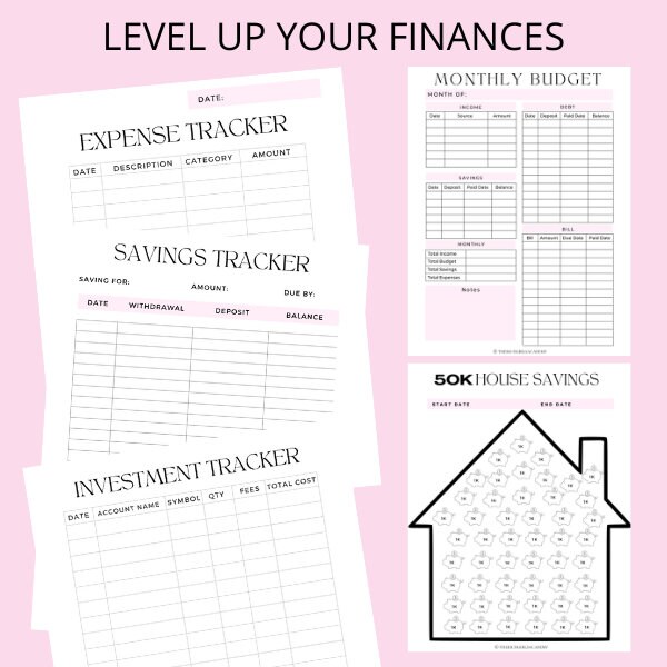 Editable Level up Book 60 Pages Resell White Label Diy - Etsy