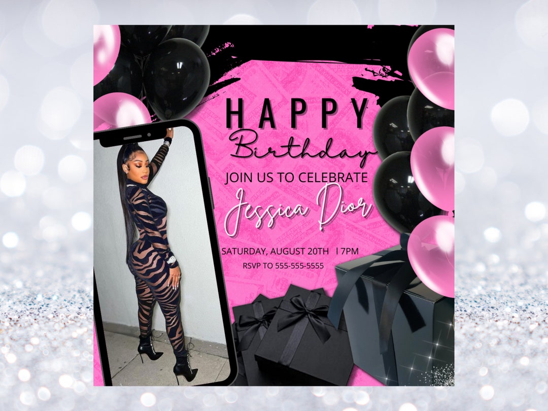 Birthday Flyer Baddie Birthday Birthday Template (Download Now) - Etsy