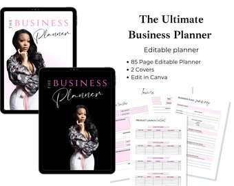Der ultimative Businessplaner, Girl Boss Planer, Geschäftsstart, Businessplaner-Vorlage für Sie, Planer
