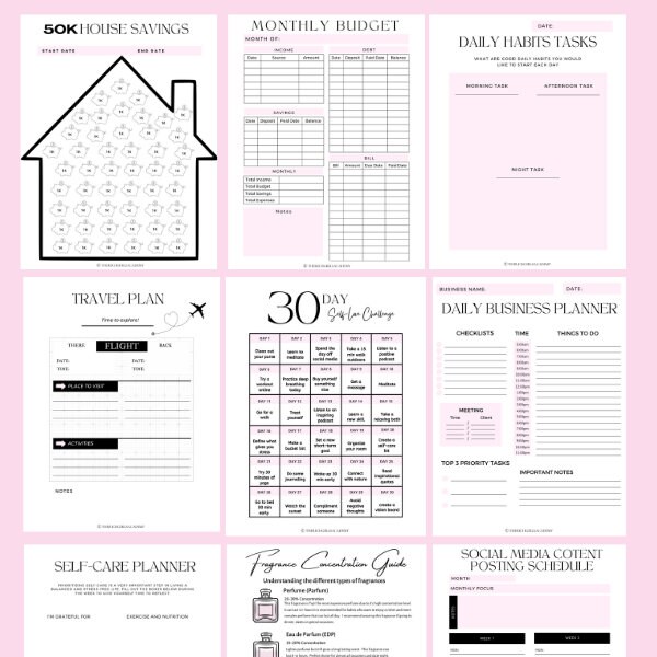 Editable Level up Book 60 Pages Resell White Label Diy - Etsy