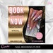 Nail Flyer, Nail Cam, Nail Design, Instant download, Booking Flyer, Book Now, Editable Flyer, Digital Flyer, Nail Appointment, Nails, DIY 