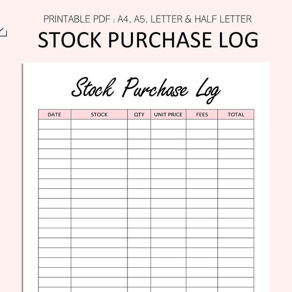 Printable Purchase Tracker Etsy printable-purchase-tracker-etsy