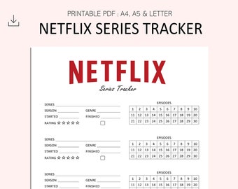 Netflix List Etsy