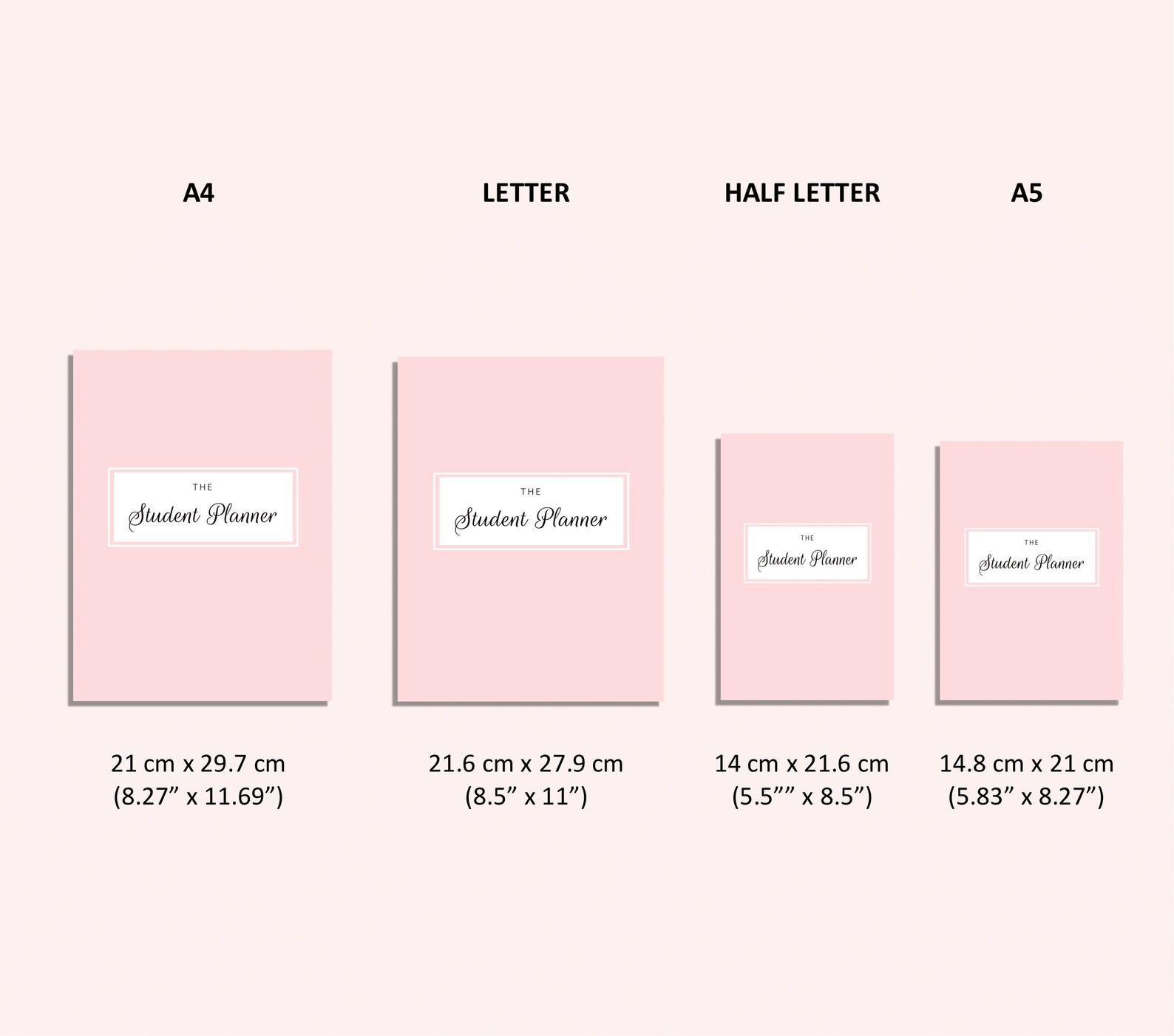Student Planner Printable Set Study Printable School - Etsy