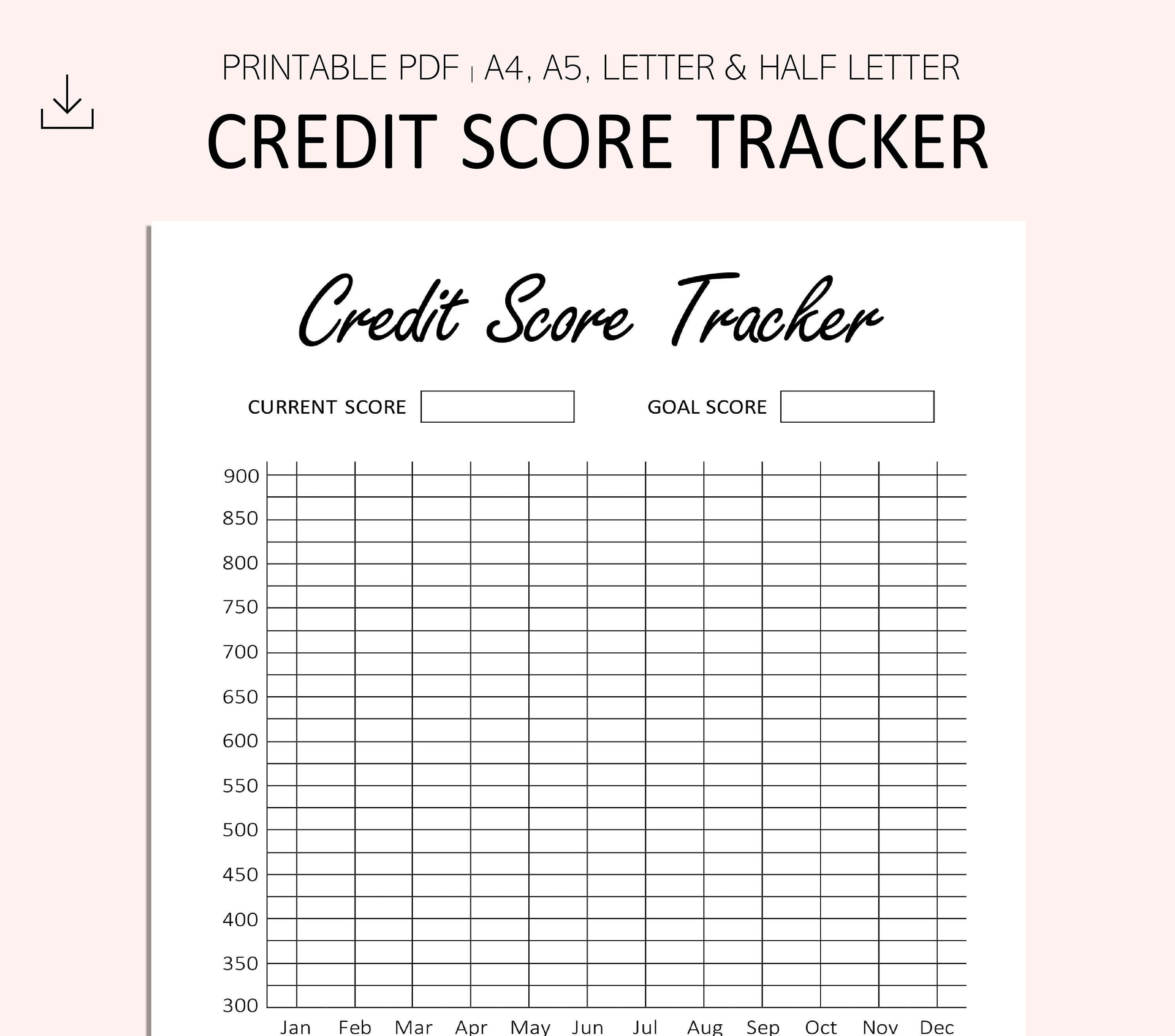 Credit score tracking