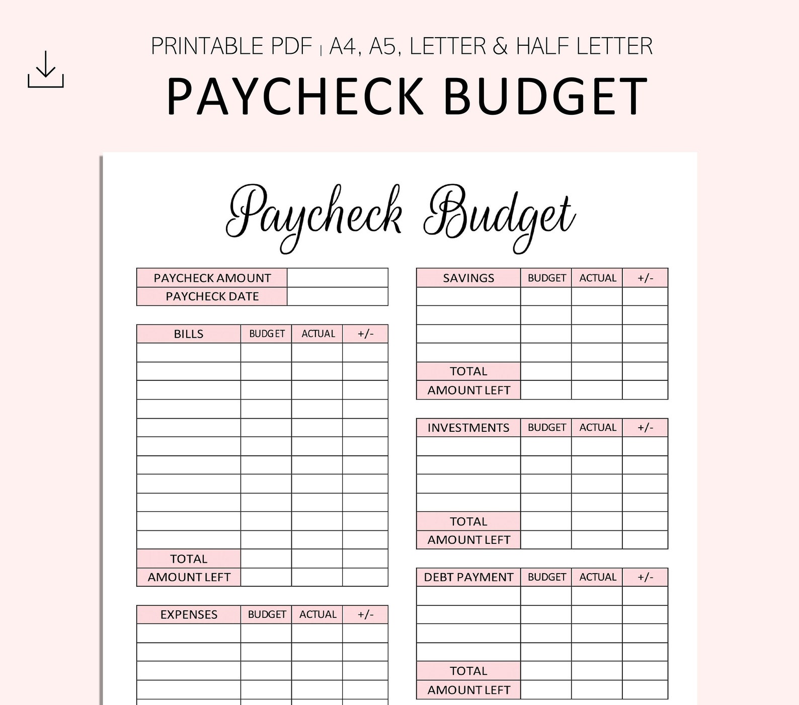 budget-by-paycheck-printable