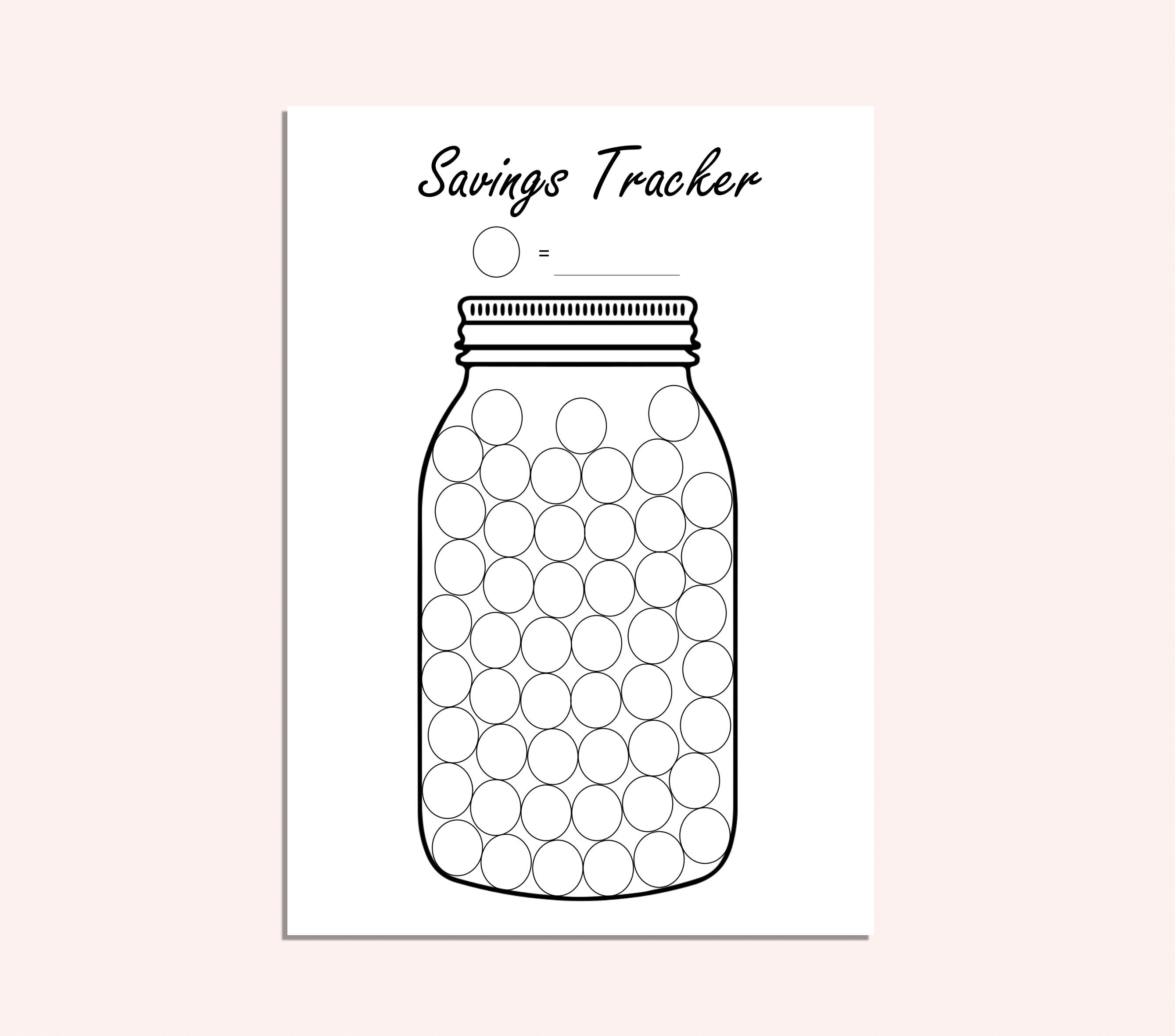 Savings Tracker Set Jar Thermometer Goal Tracker - Etsy Israel