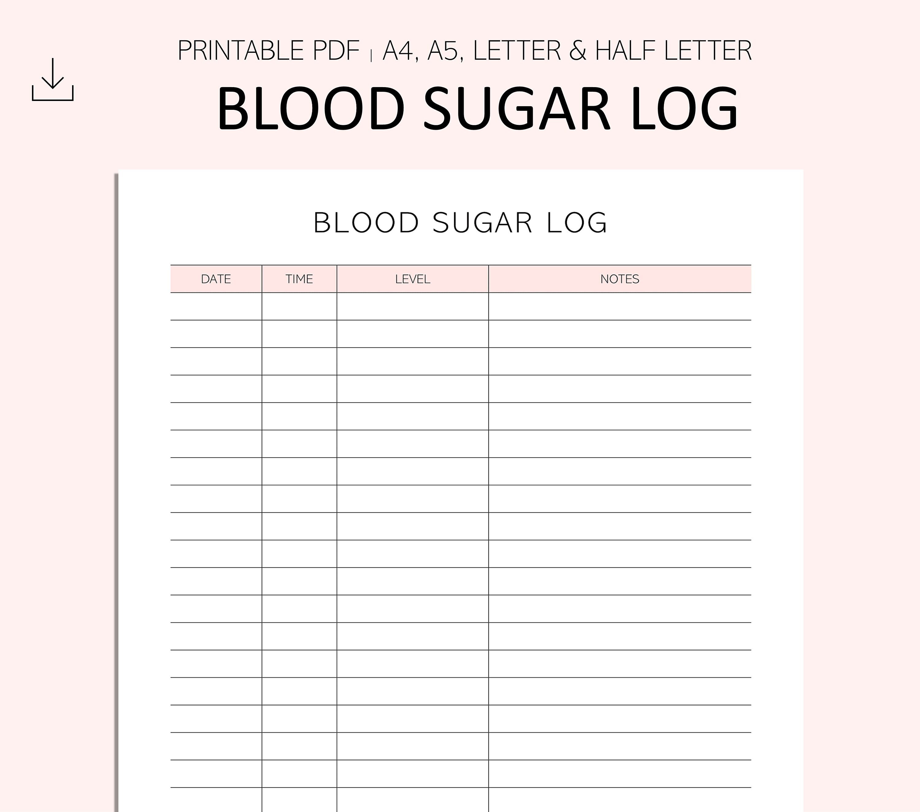 blood-sugar-log-blood-sugar-tracker-blood-sugar-readings-etsy