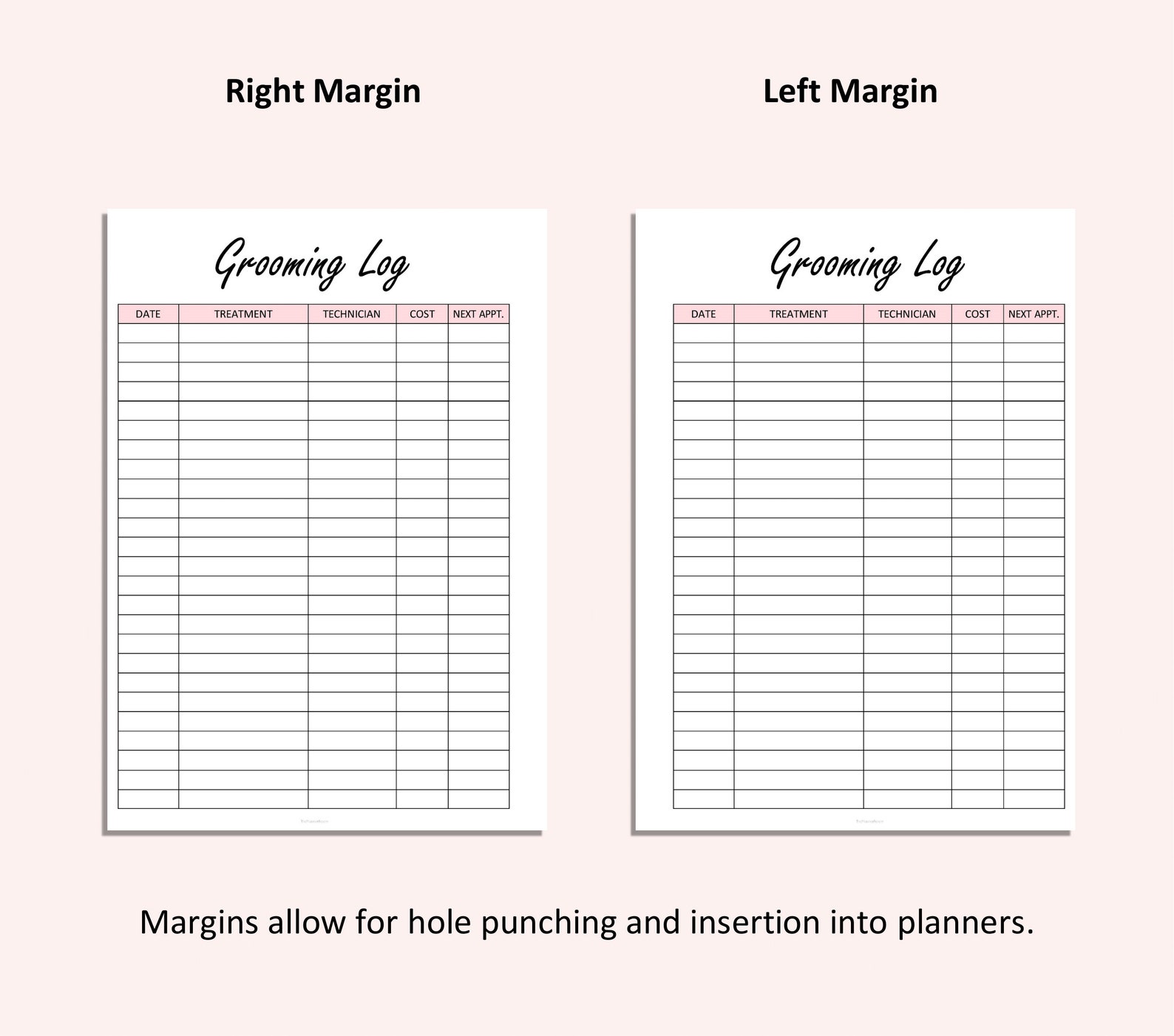 Pet Expense Tracker Printable Pet Spending Log Dog Care Etsy UK