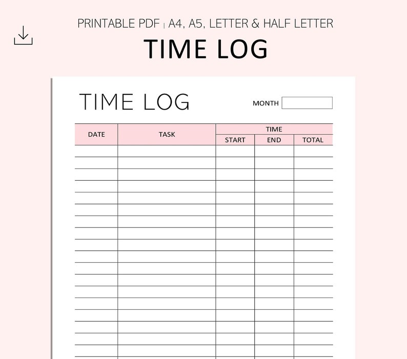 Time Management Forms for Students and Individual Use Time Hackz