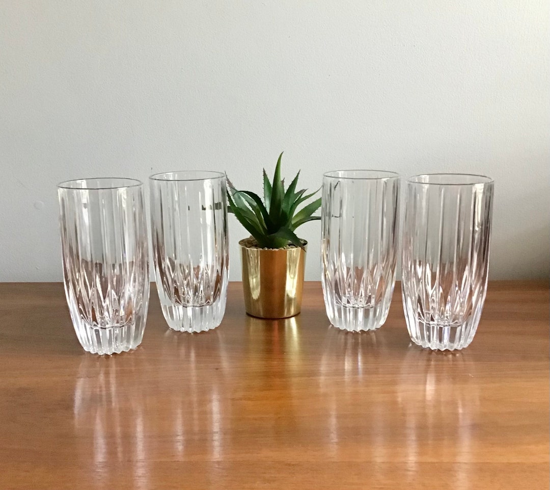 Vintage Mikasa Crystal park Lane Highball Crystal Tumbler Etsy