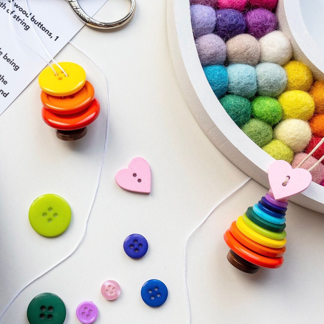 Rainbow Tree Decoration Kit Craft Kit for Party Bag Make Etsy UK