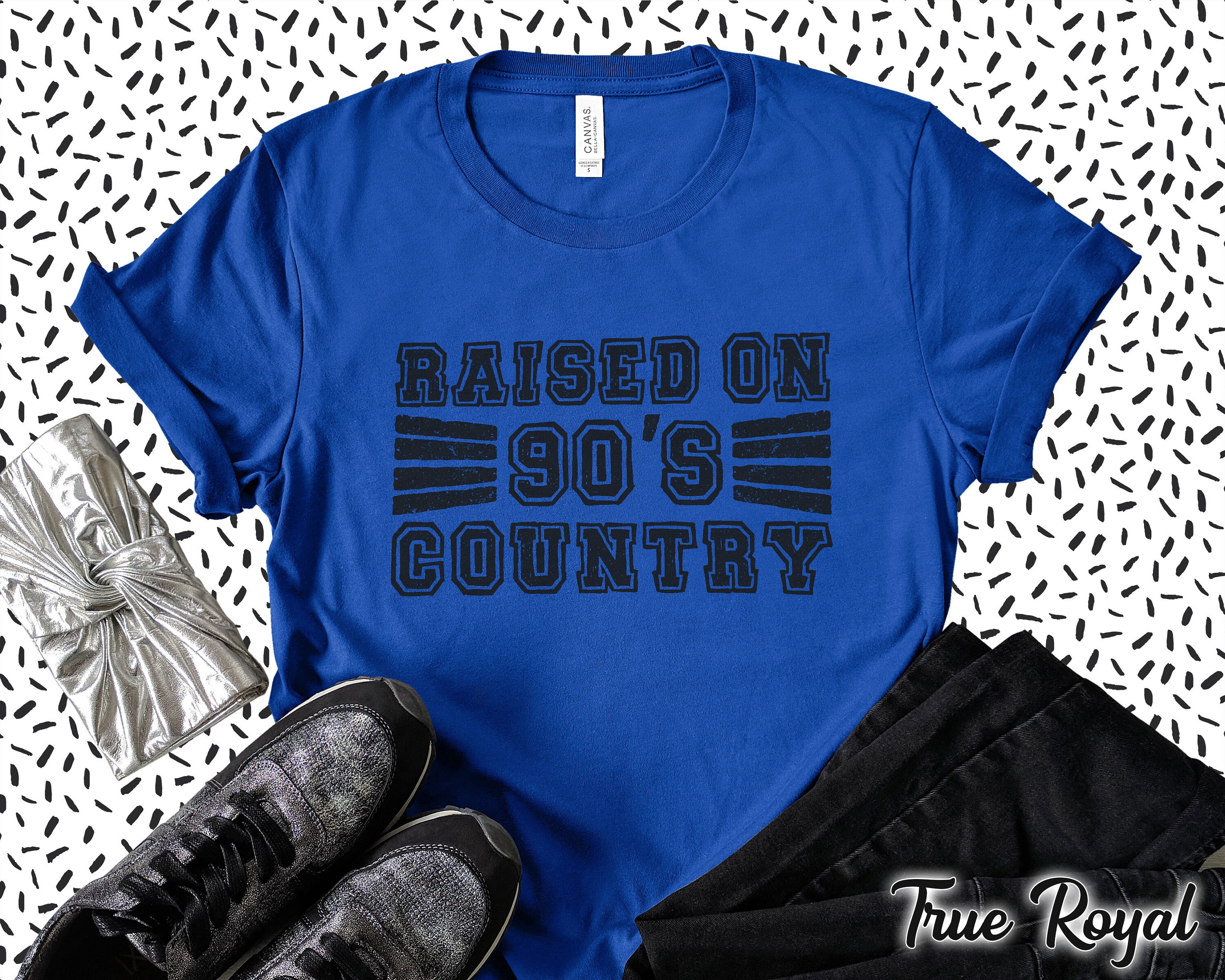 Raised on 90's Country T Shirt Rodeo Western Shirt Gift | Etsy